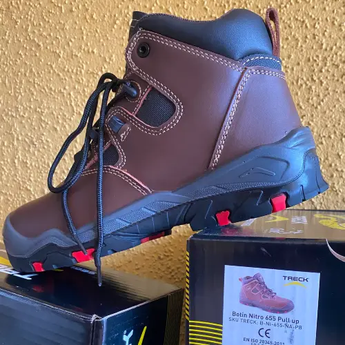 LOTE DE ZAPATOS DE SEGURIDAD TRECK NITRO 655 PULL UP - Imagen 4